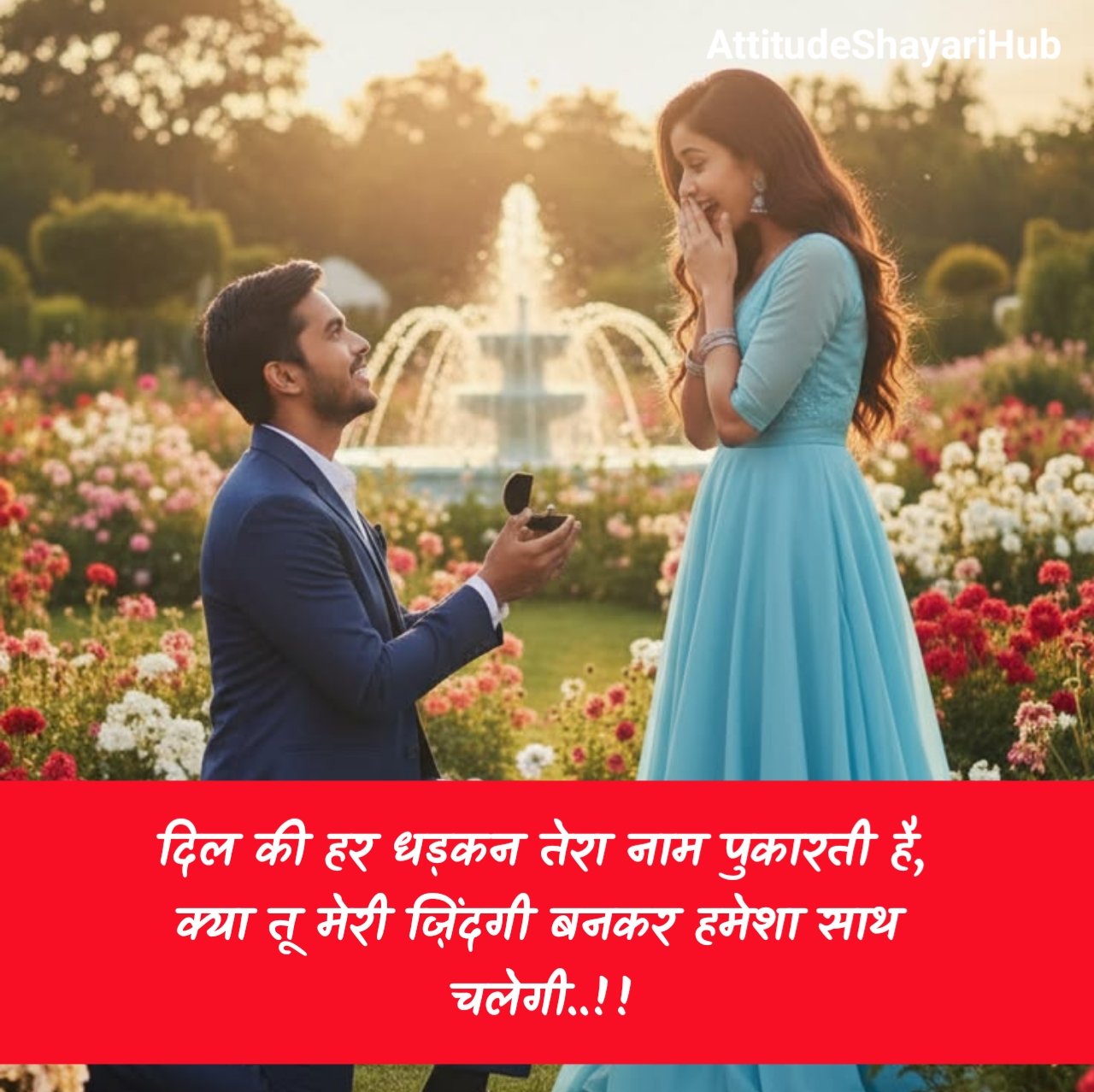 Propose Shayari in Hindi
